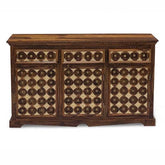 Mogra Antique Brass Work Solid Wood Brass Sideboard D